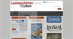 Desktop Screenshot of louisiana.kitchenandculture.com